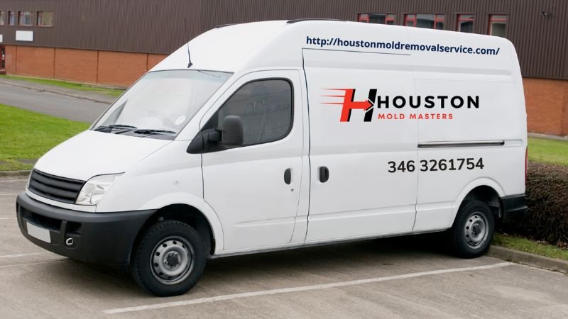 Logo of a Houston commercial trucking company specializing in mold removal services.